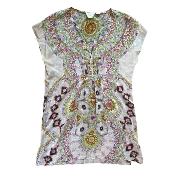 Anthropologie Maeve 100% Silk Dress Sz Small Petite - Picture 1 of 7